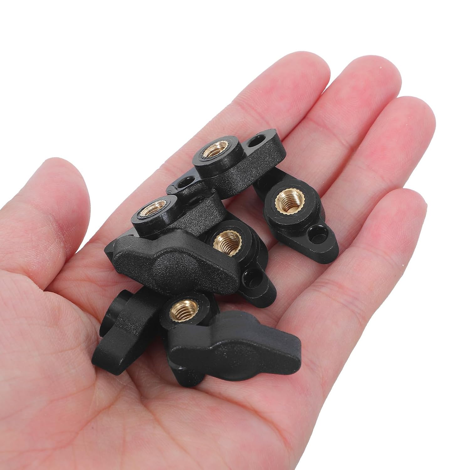 30pcs Black T Shaped Screw Handle Knobs for Woodworking Jigs