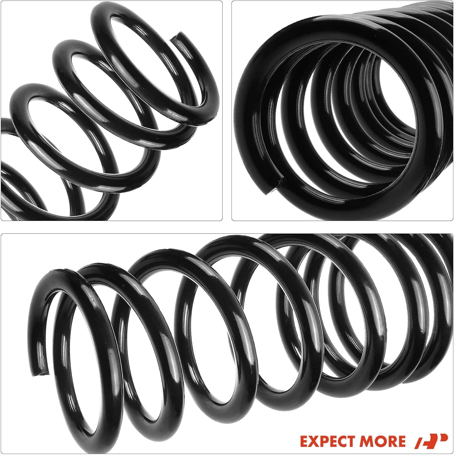 A-Premium 2Pcs Front Suspension Coil Spring Set Compatible with Dodge Ram 2500 Ram 3500 1994-2002 5.9L 4WD, Driver and Passenger Side