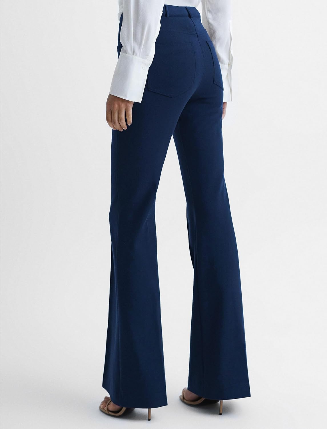 Houmous S-XXL 29'' 31'' 33'' 35'' Inseam Women's Bootcut Dress Pants Pockets Stretch Work Lounge Pant Office Casual - Image 2