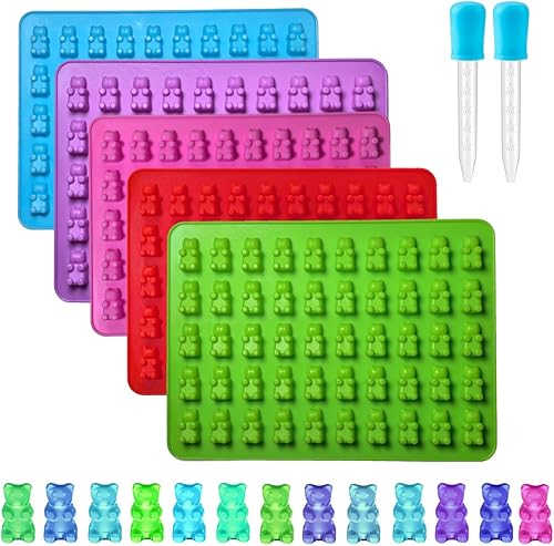 Miniatura 17 de Moldes de silicona para caramelos, 2 unidades de silicona gomosas de margarita, flor de tulipán, pajarita, hojas de caramelo, caramelo, gelatina,