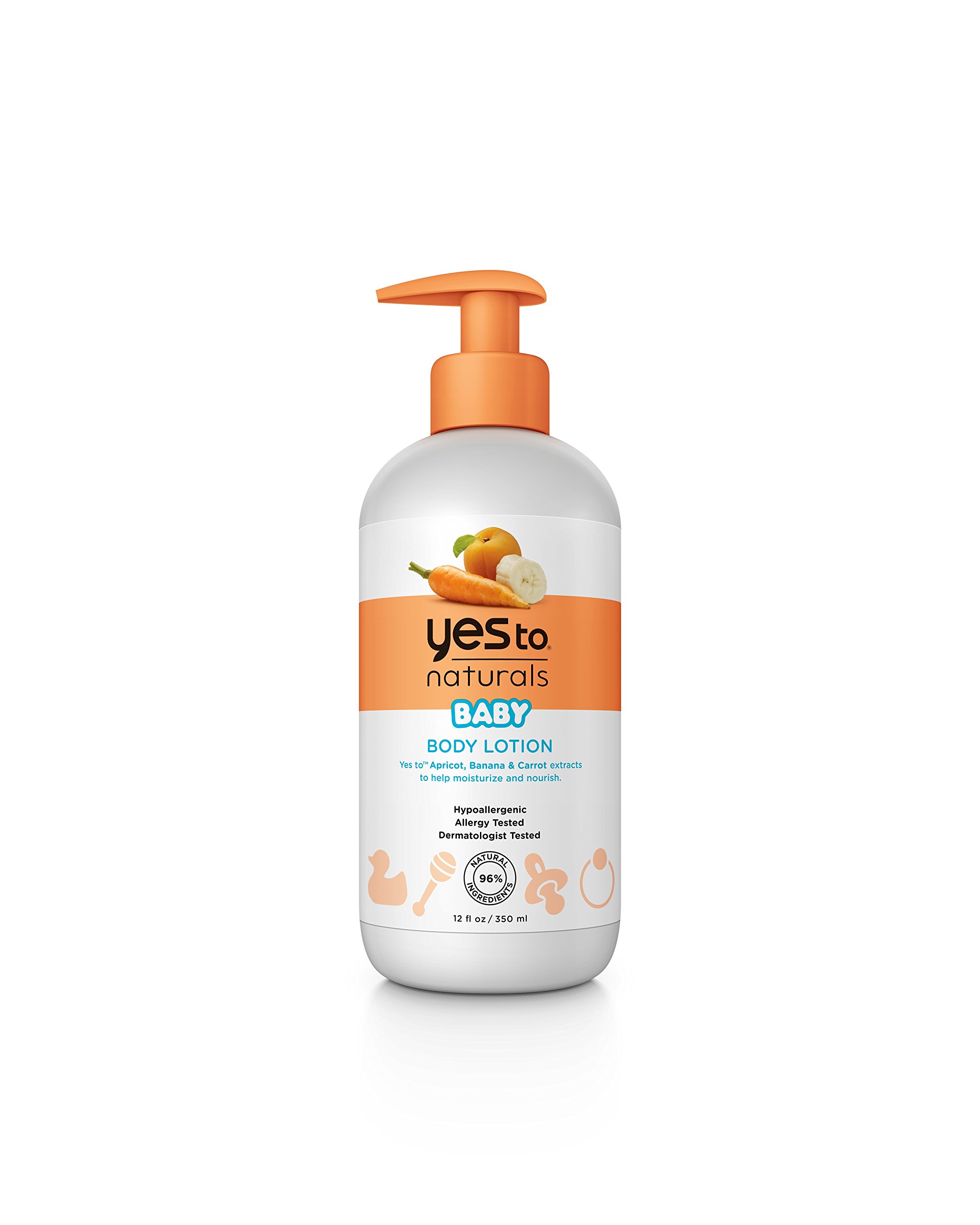 Yes To Carrots Naturals Baby Body Lotion, 12 Fluid Ounce