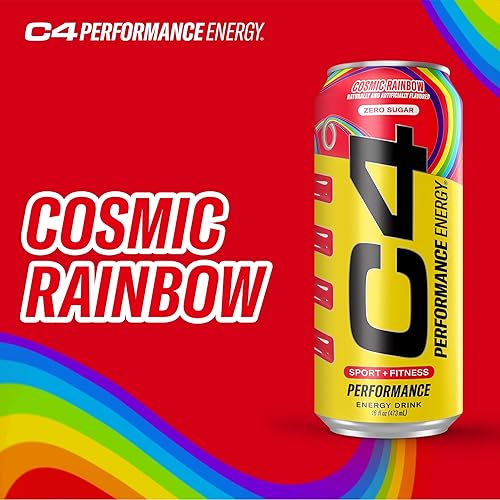 Vista 51 de Cellucor C4 Performance Energy - Bebida energética preentrenamiento carbonatada sin azúcar, 200 mg [0.007 oz] de cafeína con beta alanina, sabor