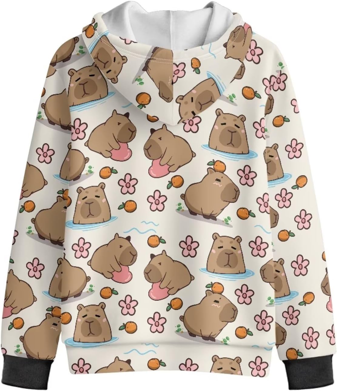 Dreaweet Girls Zip Up Fleece Hoodie Lightweight Sweatshirt Jacket Warm Cozy Winter Outfits Coat with Pockets Size 6-16 - Image 6