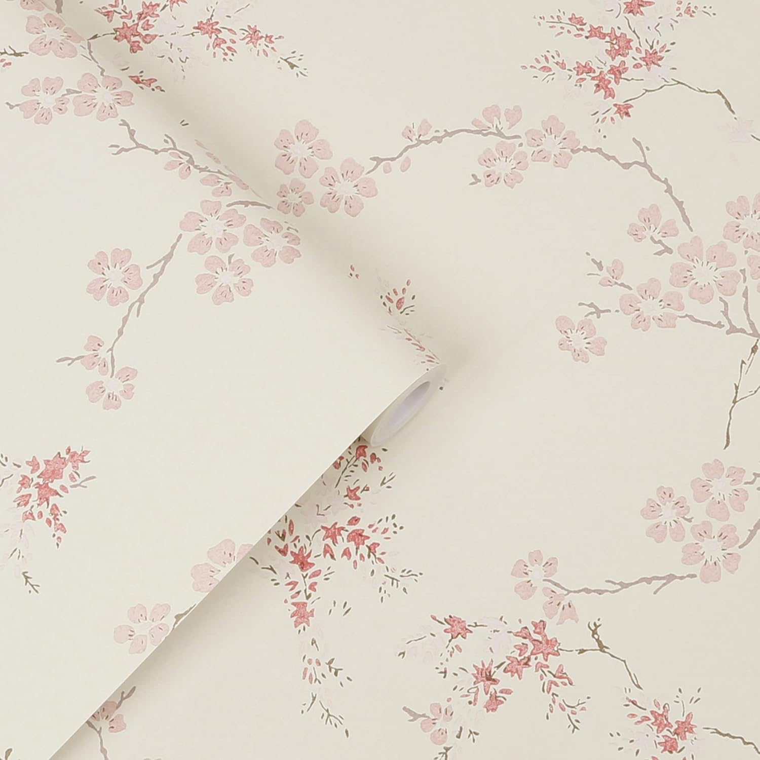 Laura Ashley Oriental Blossom Blush Wallpaper