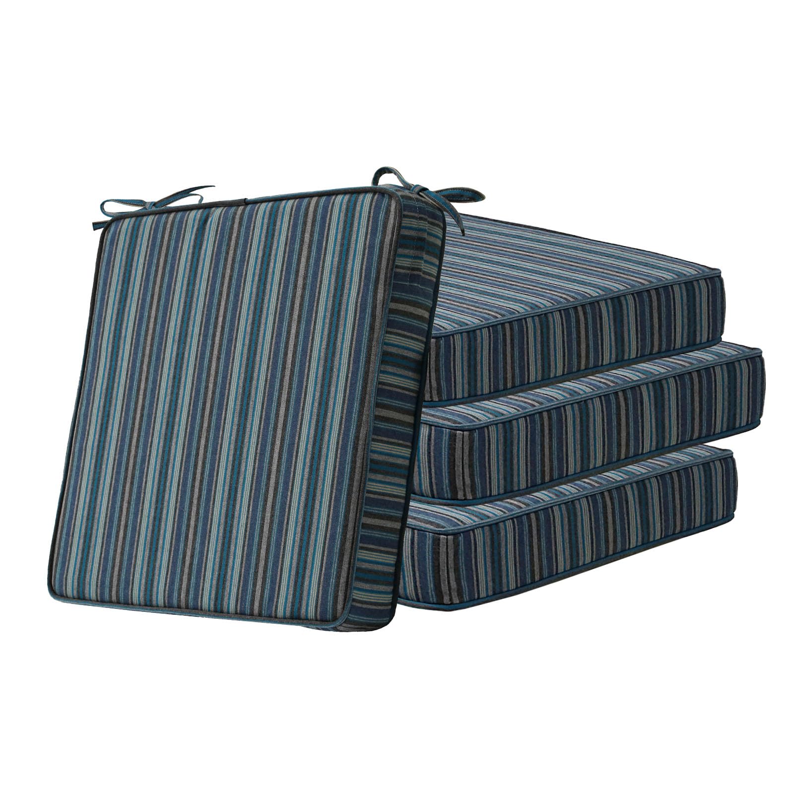 Amazon.com: Unimatta Sunbrella Square Corner Seat Cushions, 19