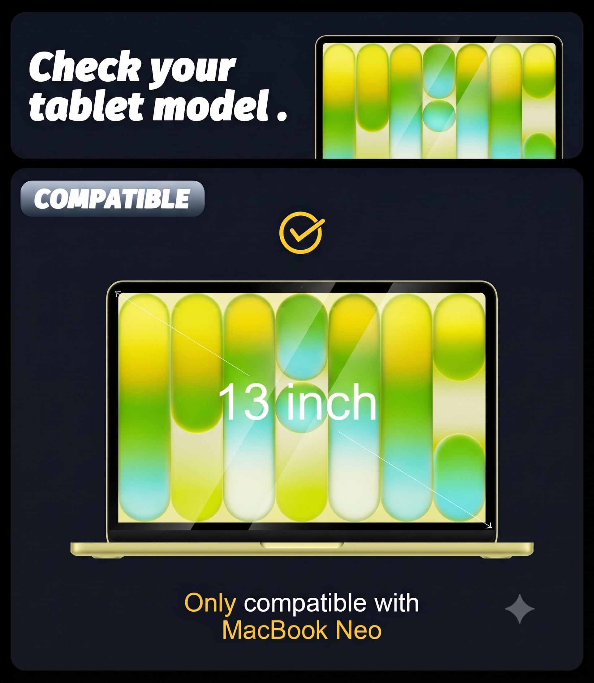 NEWZEROL Verre Trempé Mat Compatible Apple MacBook Neo 2026, Anti-Rayures Haute Définition 9H Protection D'écran