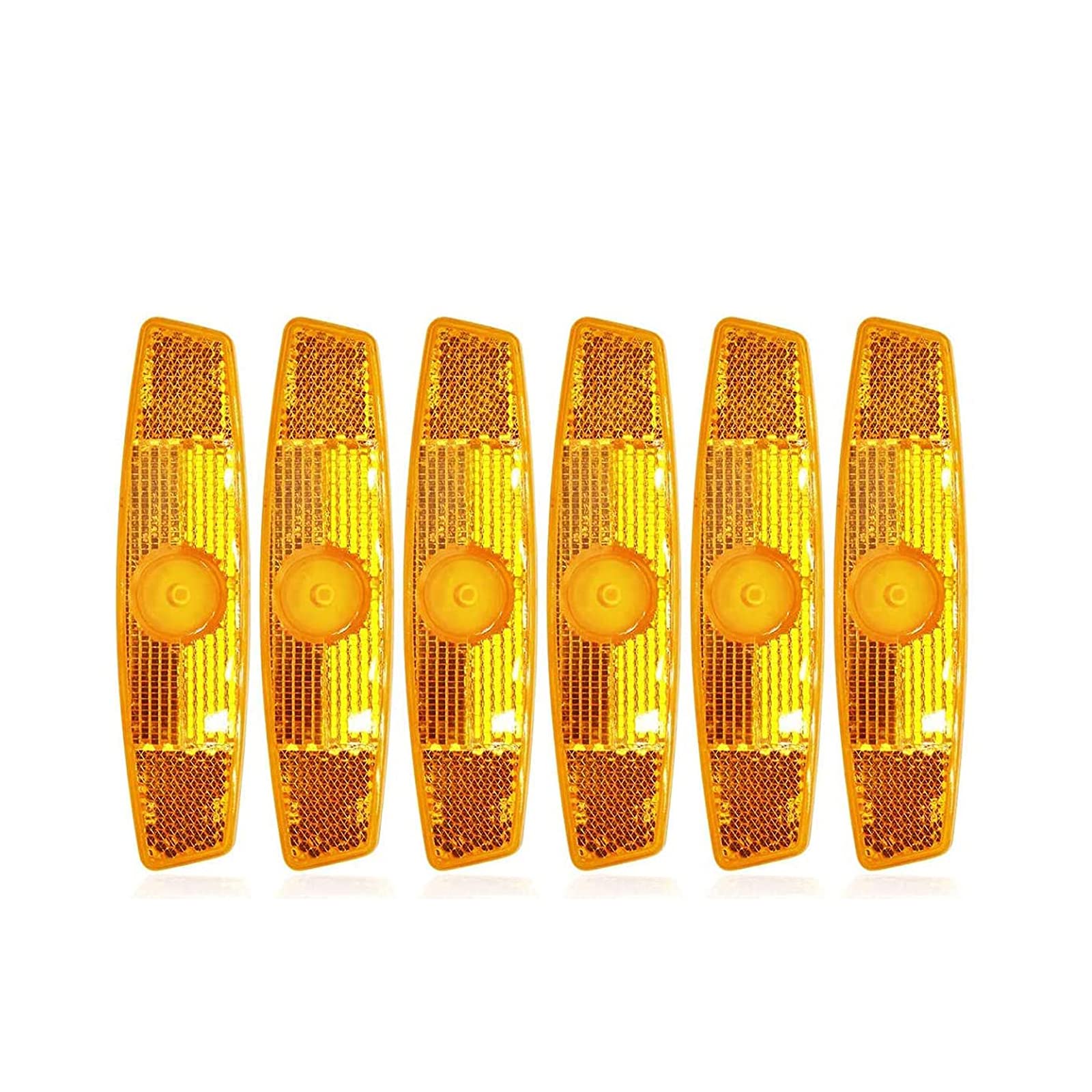 Bandelles Réfléchissantes Pour Roues De Vélo - Lot De 4 - Jaune - Longueur 11 Cm - Faciles à Installer, Pas De Batterie - Pour Plus De Visibilité Et Sécurité La Nuit - 7