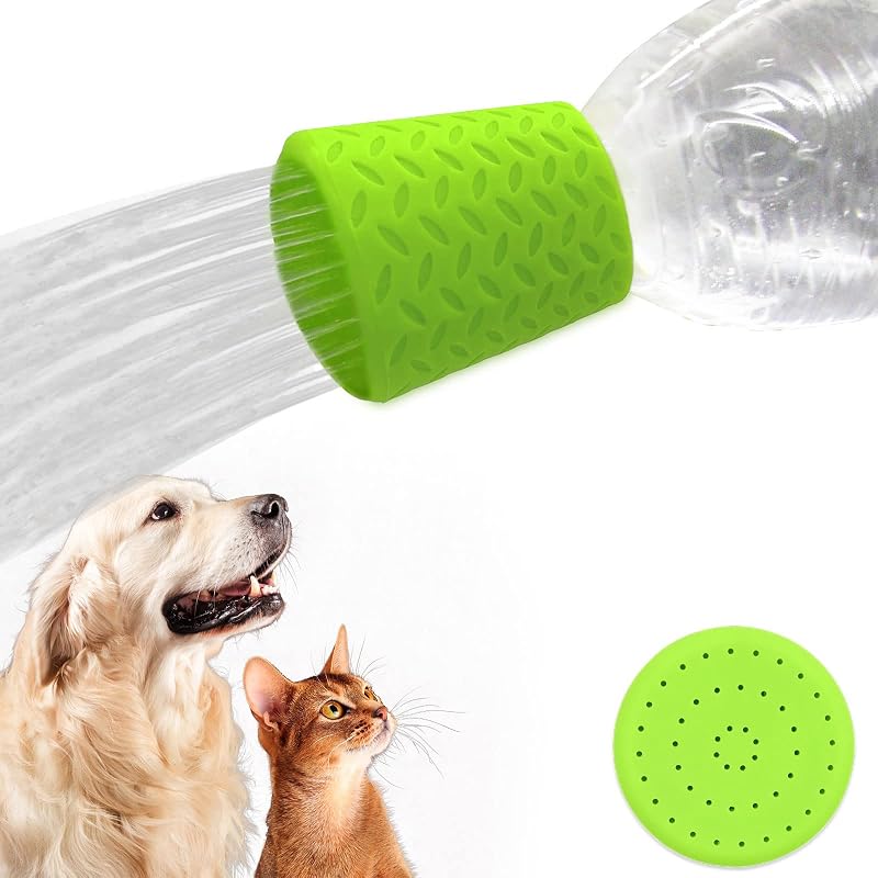 Acessório de banho portátil para cães com chuveiro de silicone Bongpuda, Pacote com 1