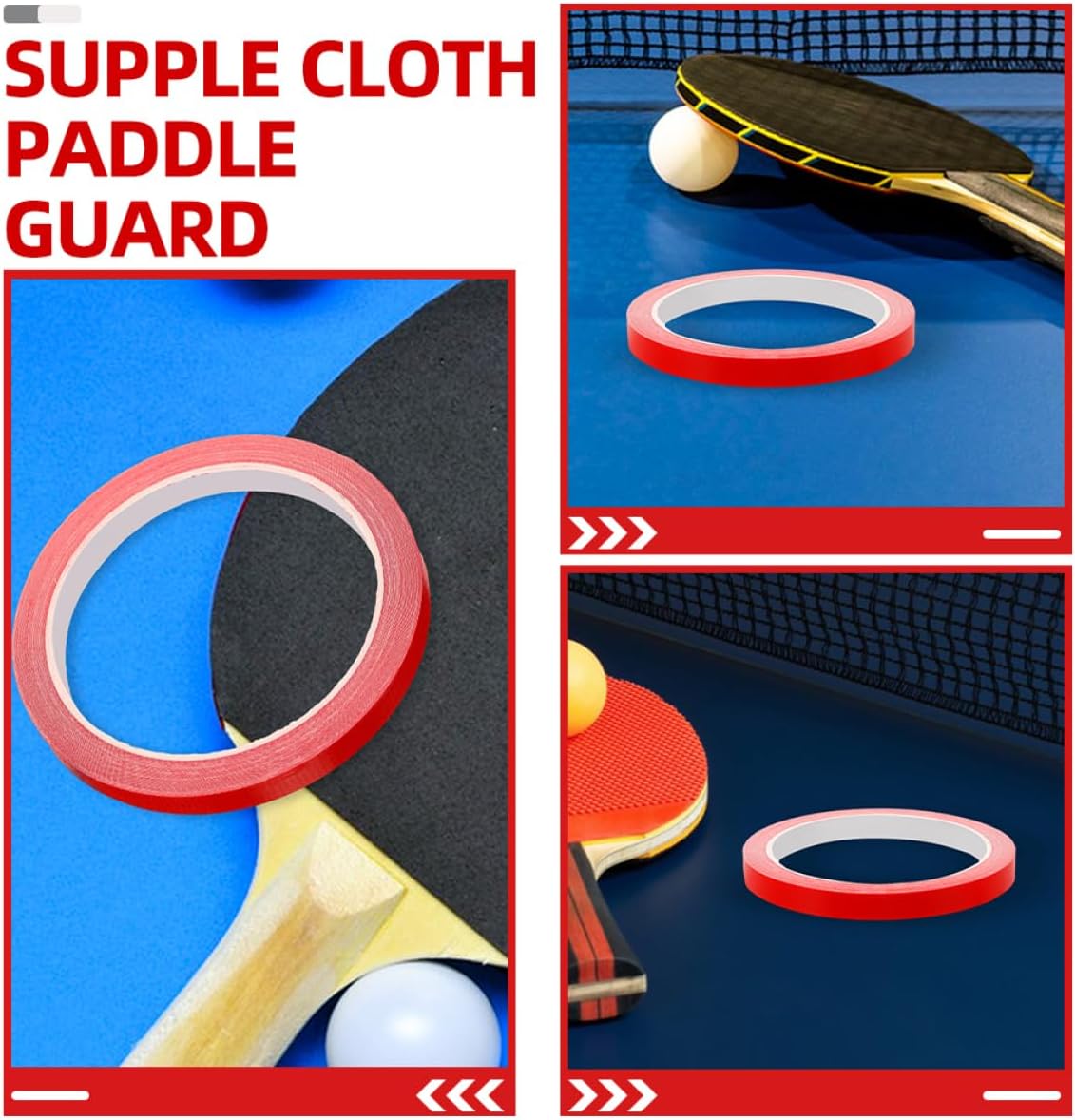 Table Tennis Racket Edge Protectors Madking Tape Border Tape for Paddle Guard Professional Racket Accessory