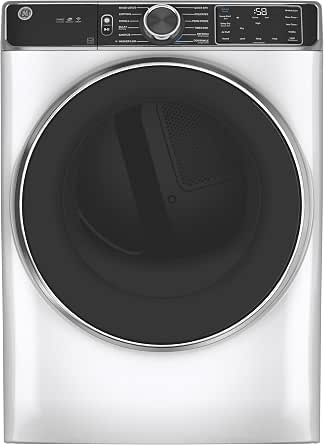The 5 Best Large Capacity Gas Dryers of 2026 for Efficient Laundry Days 16 GE GFD85GSSNWW 28-Inch Front Load Gas Dryer with 7.8 cu. ft. Capacity, Stainless Steel Drum, WiFi, Sanitize Cycle, and Damp Alert