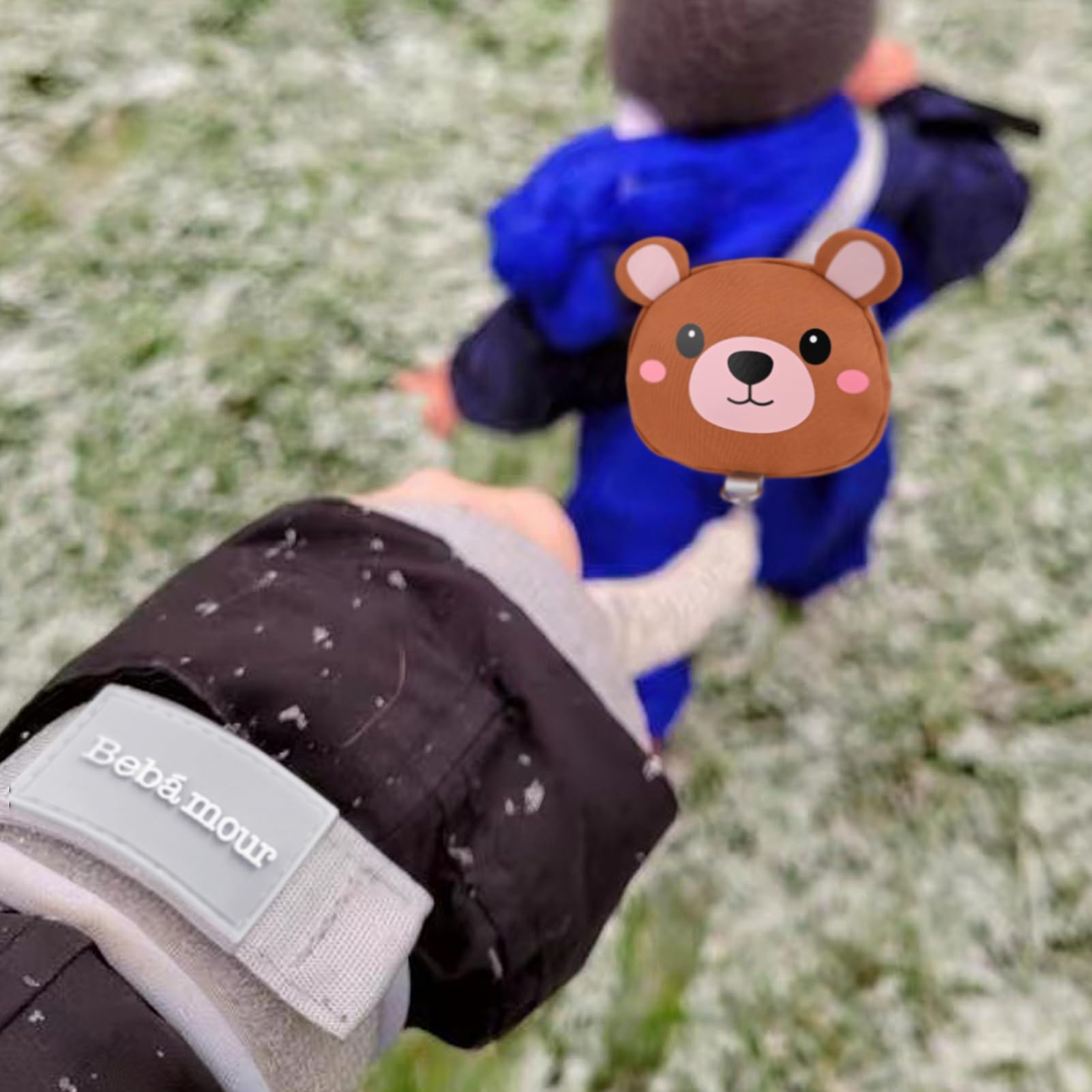 Bebamour Animal Toddler Backpack z wodzami bezpieczeństwa Mini torba ze smyczą dla dzieci Przenośny plecak z szelkami dla chłopców i dziewcząt