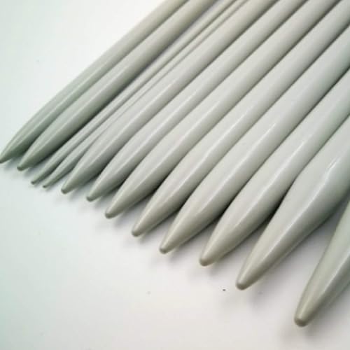 Miniatura 4 de KnitPal Juego de agujas de tejer de aluminio de 16 pulgadas (40 cm) para mantas - Juego de agujas de tejer rectas de una sola punta - 3 pares,