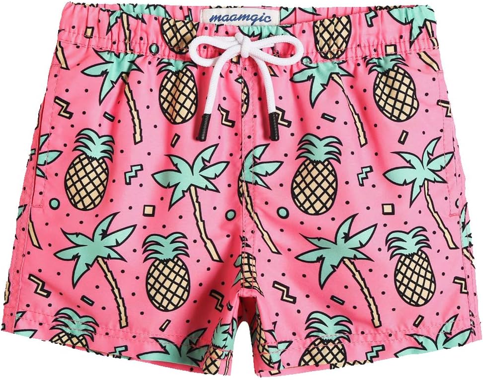 Boy's Pineapple Swim Trunks