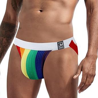 JOCKMAIL Mens Jockstrap Underwear Breathable Jock Strap Sexy Athletic Supporter for Gym