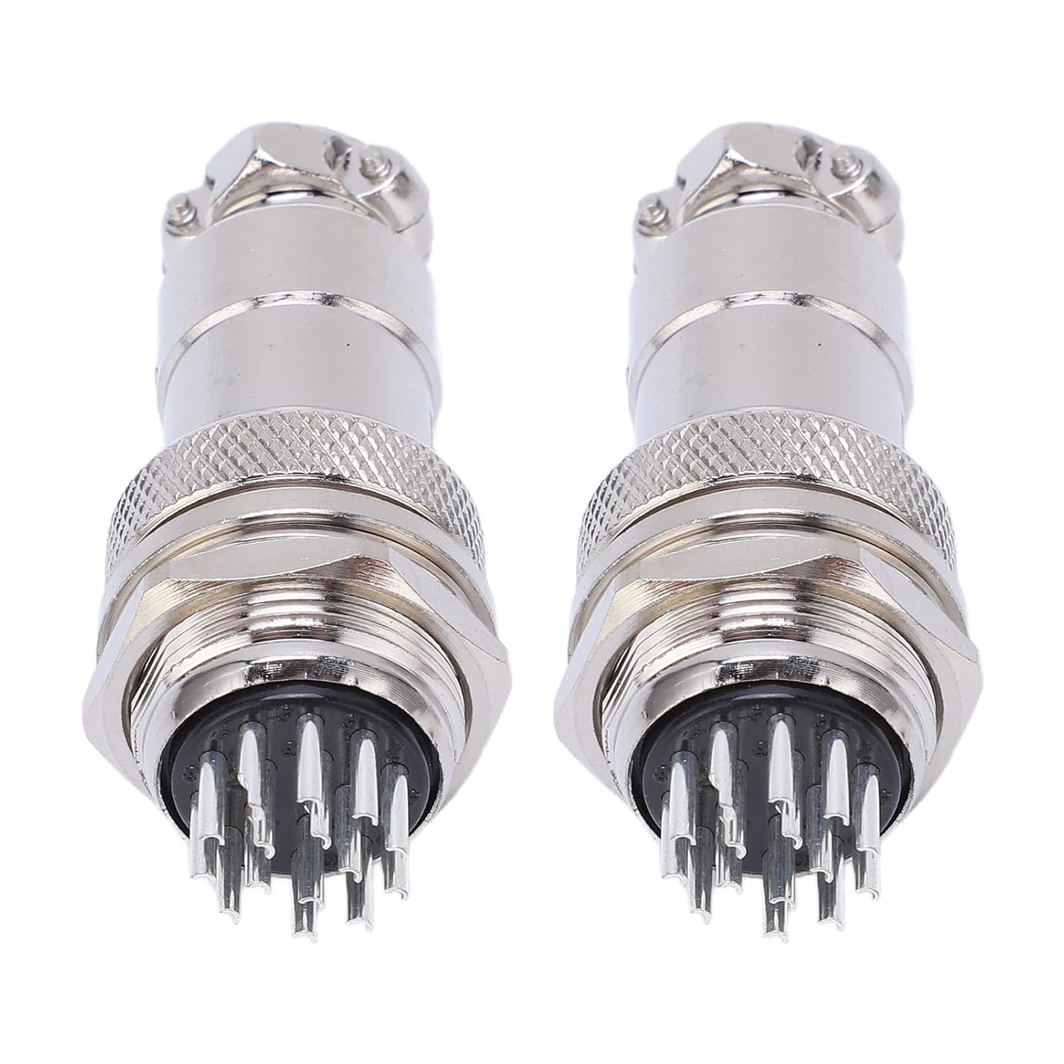 Aviation Wire Connector Plug, Zinc Alloy Shell 0.8in Aviation Connector