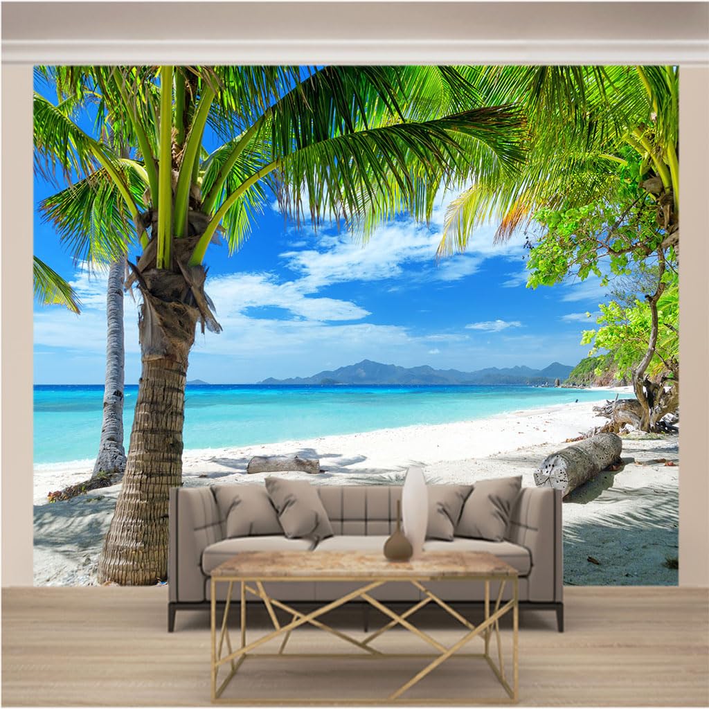 Poster Tableaux Muraux Papier Peint Intissé 3D Paysage Marin