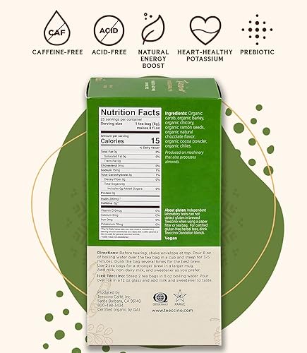 Miniatura 2 de Saquitos de té de hierbas Teeccino Chicory