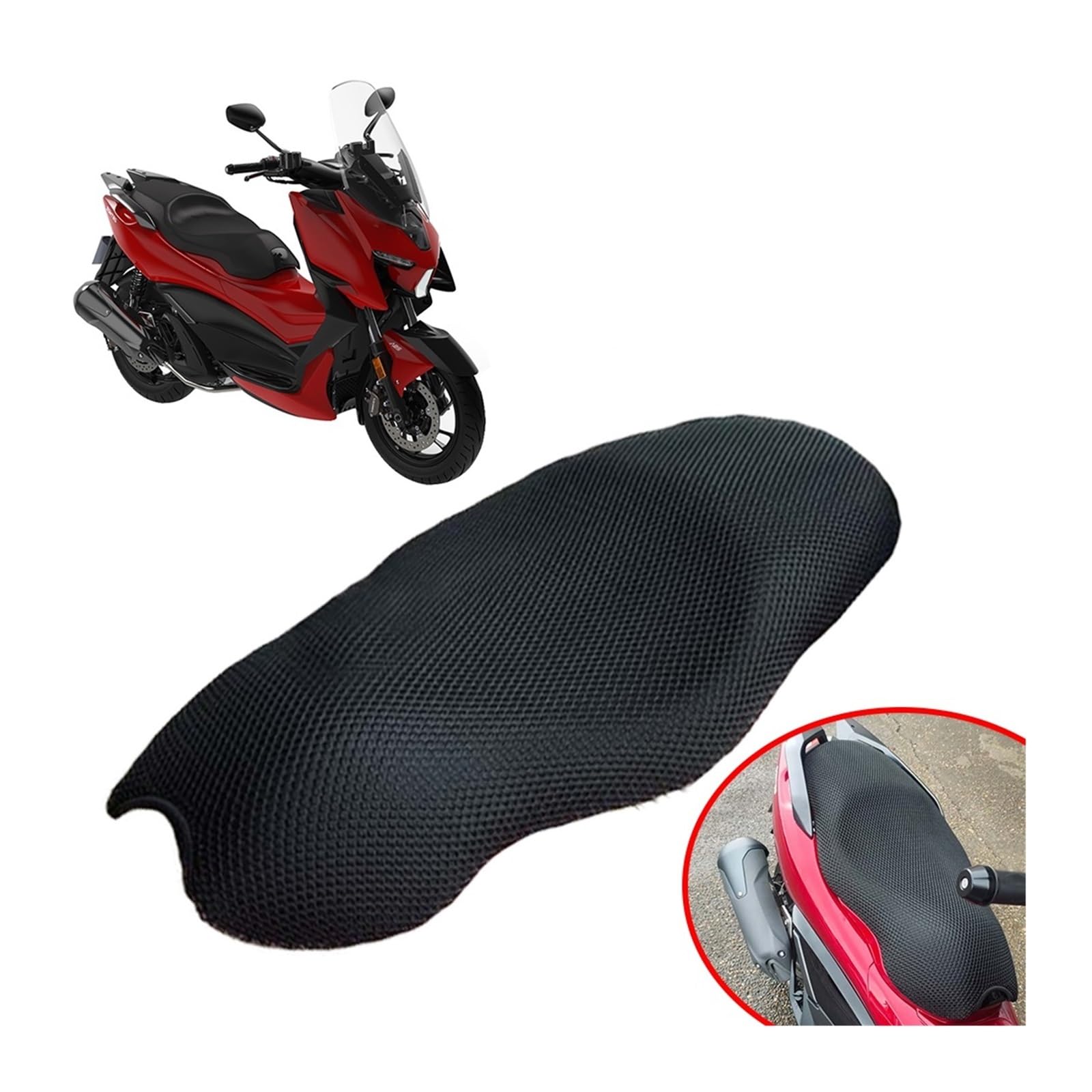 Coprisedile Traspirante Per Moto Zontes 310X / 310T – Nylon Antiscivolo, Protezione Solare