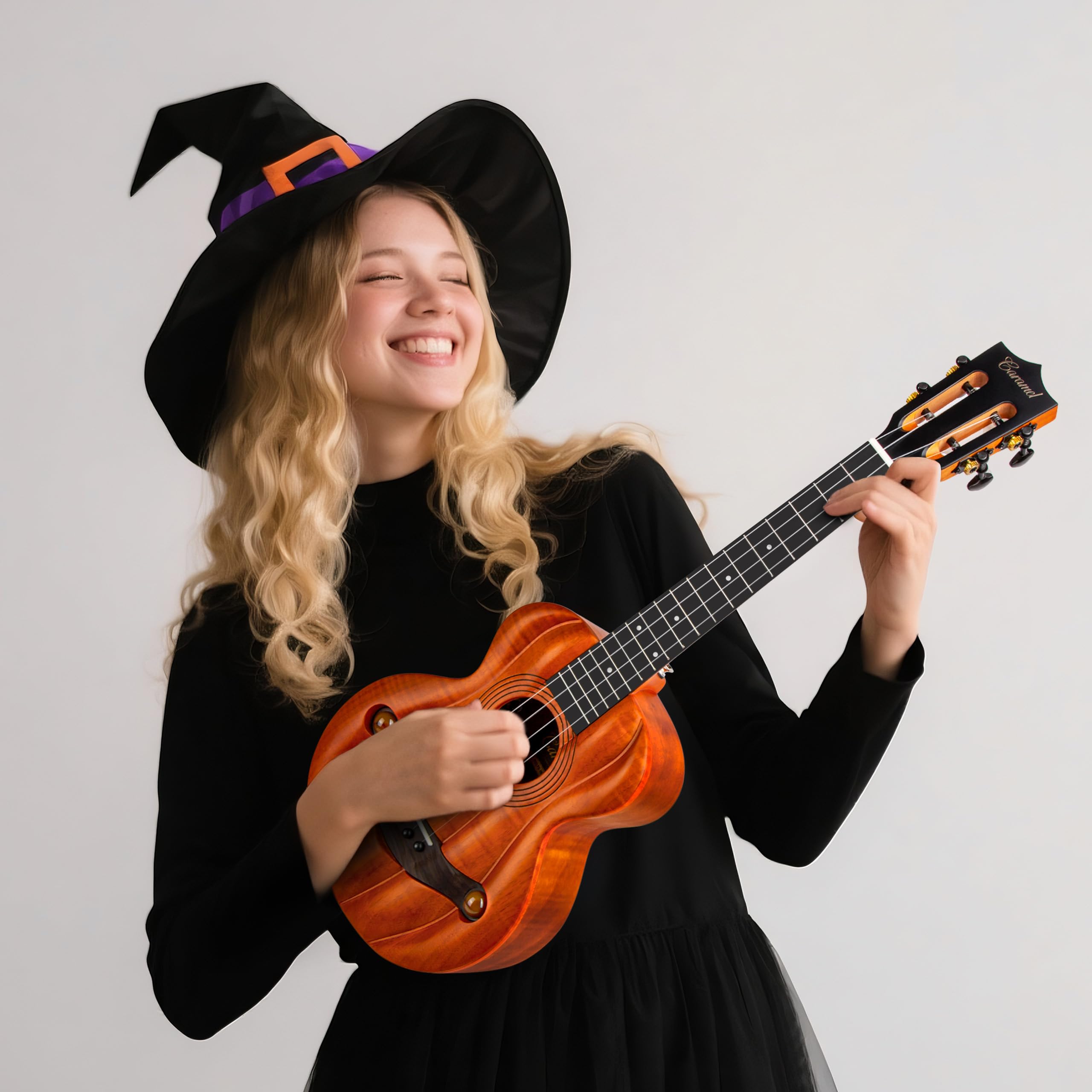 Caramel TEM45 Tenor-Akustik-Elektro-Ukulele, 66 cm