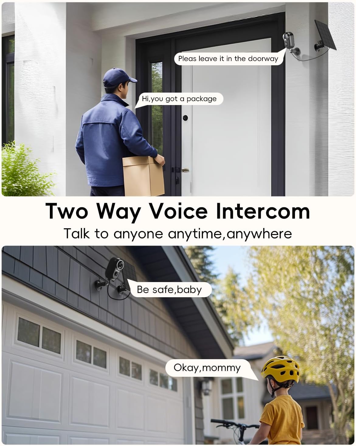 ZUMIMALL Solar Security Cameras Wireless Outdoor, 2K Outdoor Camera Wireless Solar Powered, 2.4G WiFi Battery Camera, 3MP Color Night Vision, Magnetic Mount,Siren,PIR/AI Analyse, IP66, Cloud, Alexa - Image 6