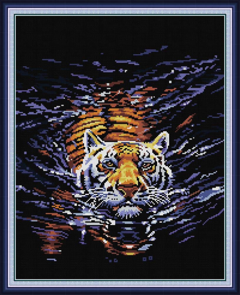 Kit De Bordado De Punto De Cruz Para Adultos Y Niños, Gatos De