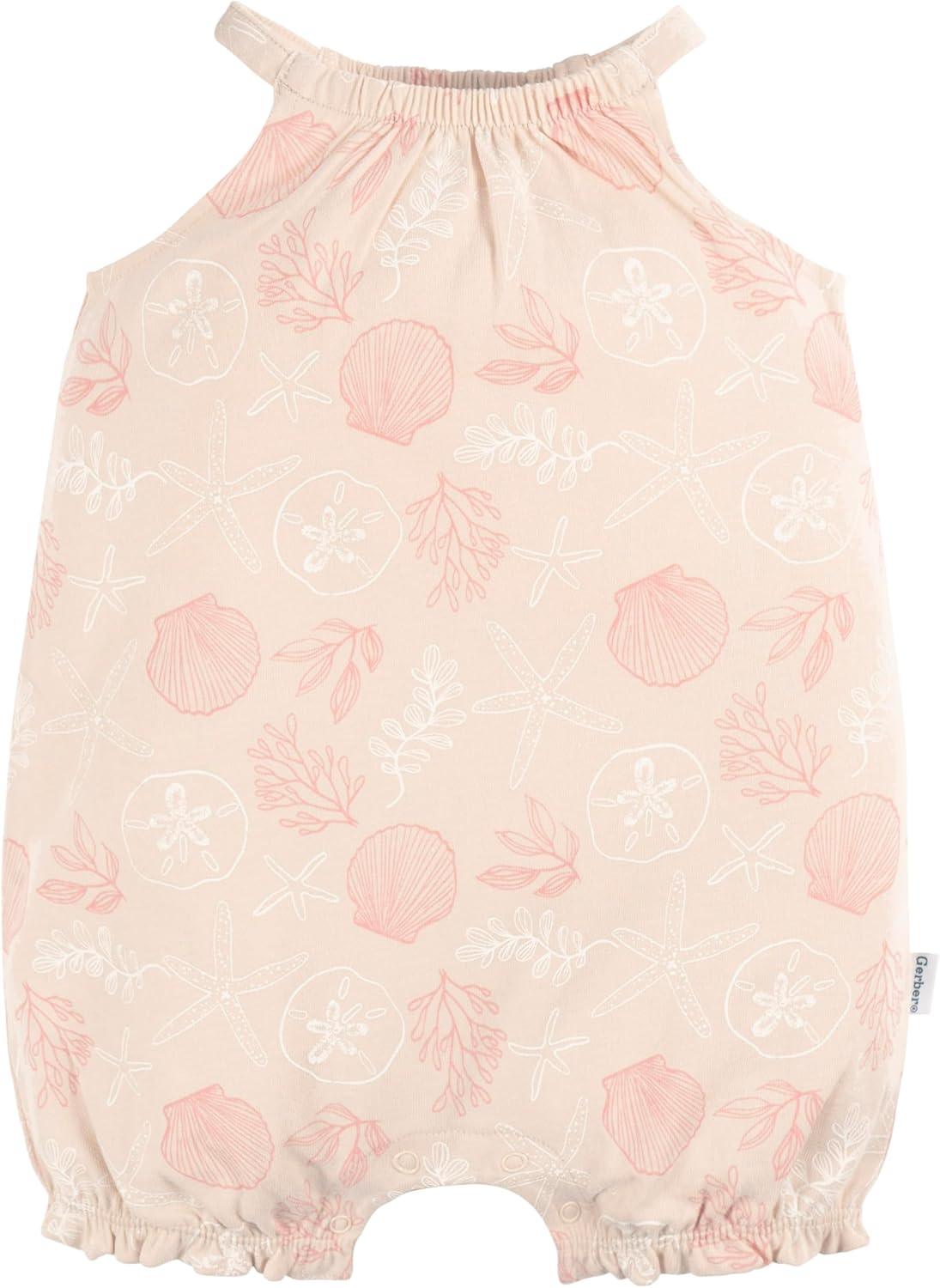 Gerber baby-girls Sleeveless and Short Sleeve Romper Set - Image 2