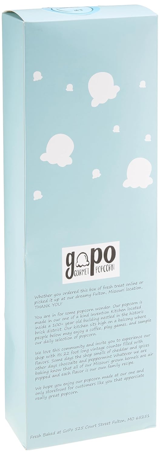 GoPo Gourmet Popcorn | Large Size | (Dark Chocolate Sea Salt)