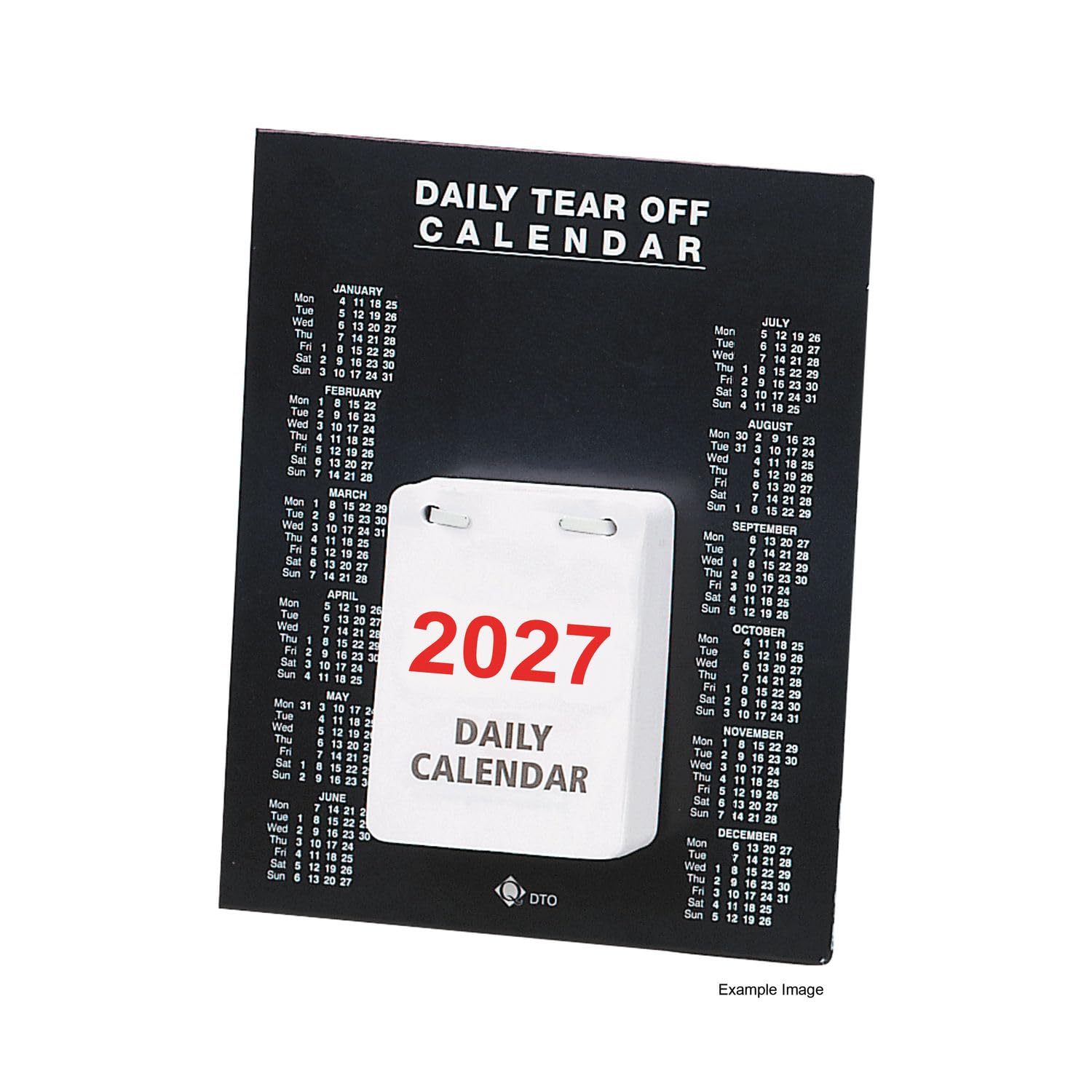 Daily Tear-Off Desk Calendar 2027 β Compact Day-Per-Page Desktop Planner with Easy Tear Sheets