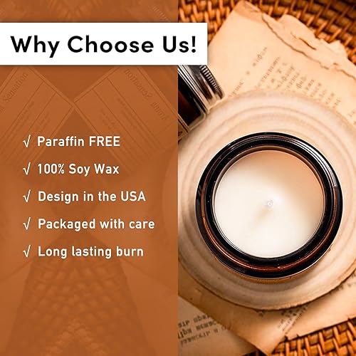 Miniatura 6 de Velas perfumadas de jazmín, vela de soja orgánica para el hogar, velas de aromaterapia vertidas a mano, regalos para mujeres, hombres, familias,