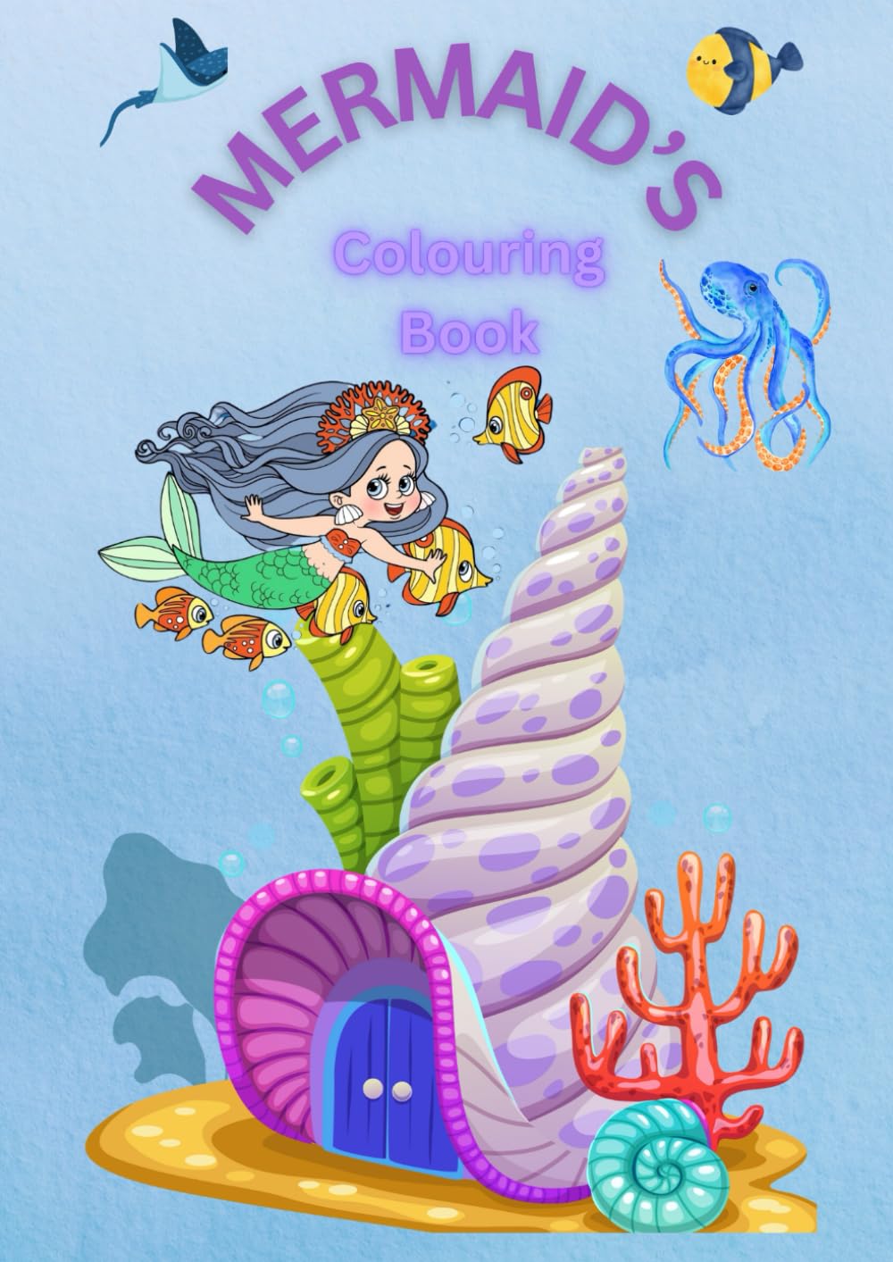 Mermaid - Colouring Book: I Like Playing