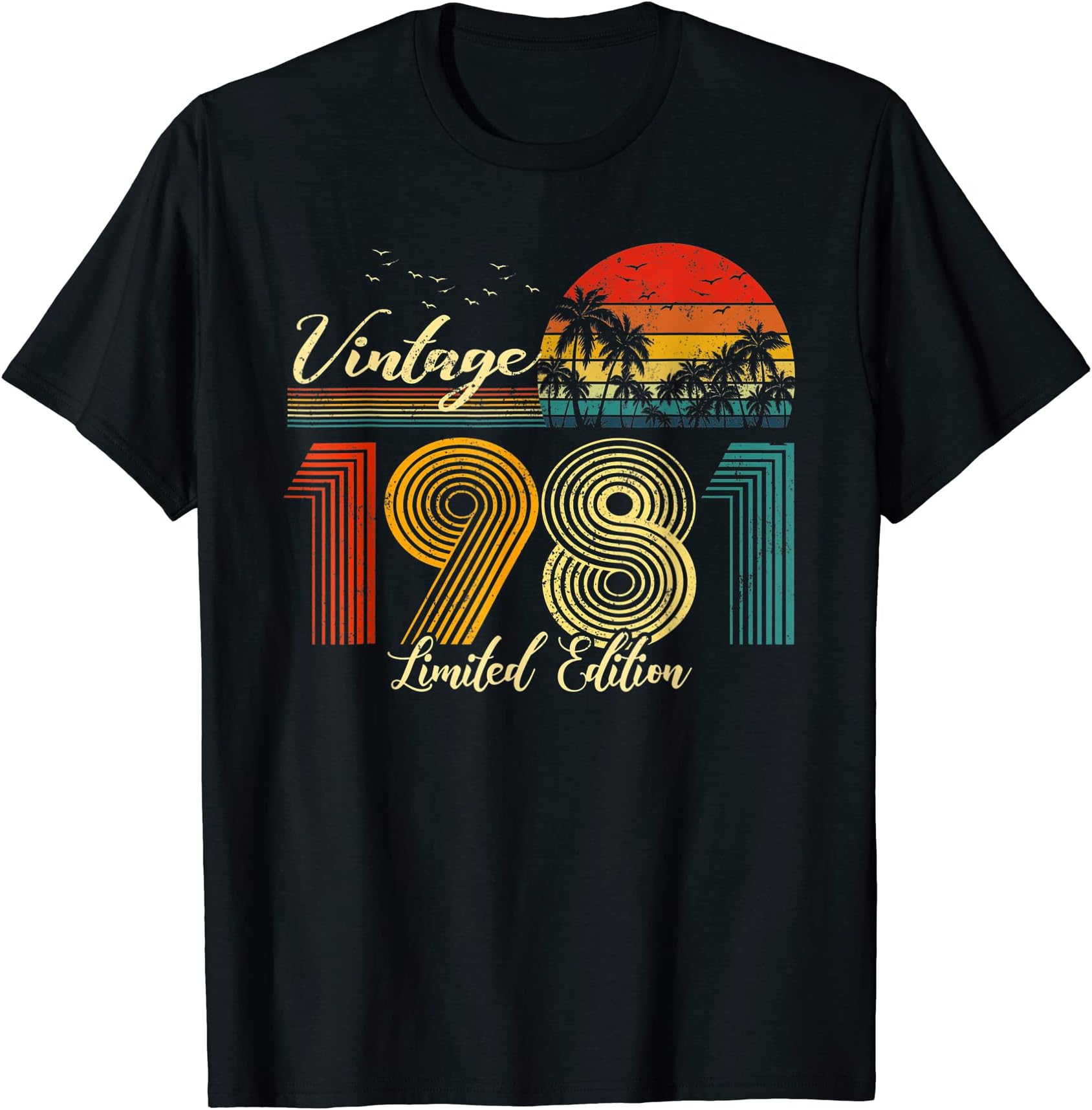 Vintage 1981 T-ShirtLimited Edition Men Women - 42 Birthday T-Shirt