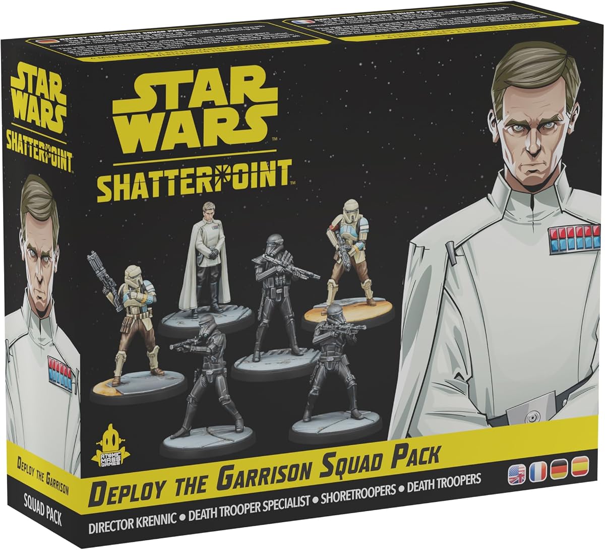 Asmodee Star Wars Shatterpoint implementa el paquete Garrison Squad | Juego de estrategia de miniaturas de mesa para niños y adultos, mayores de 14 años, 2 jugadores, 90 minutos de juego