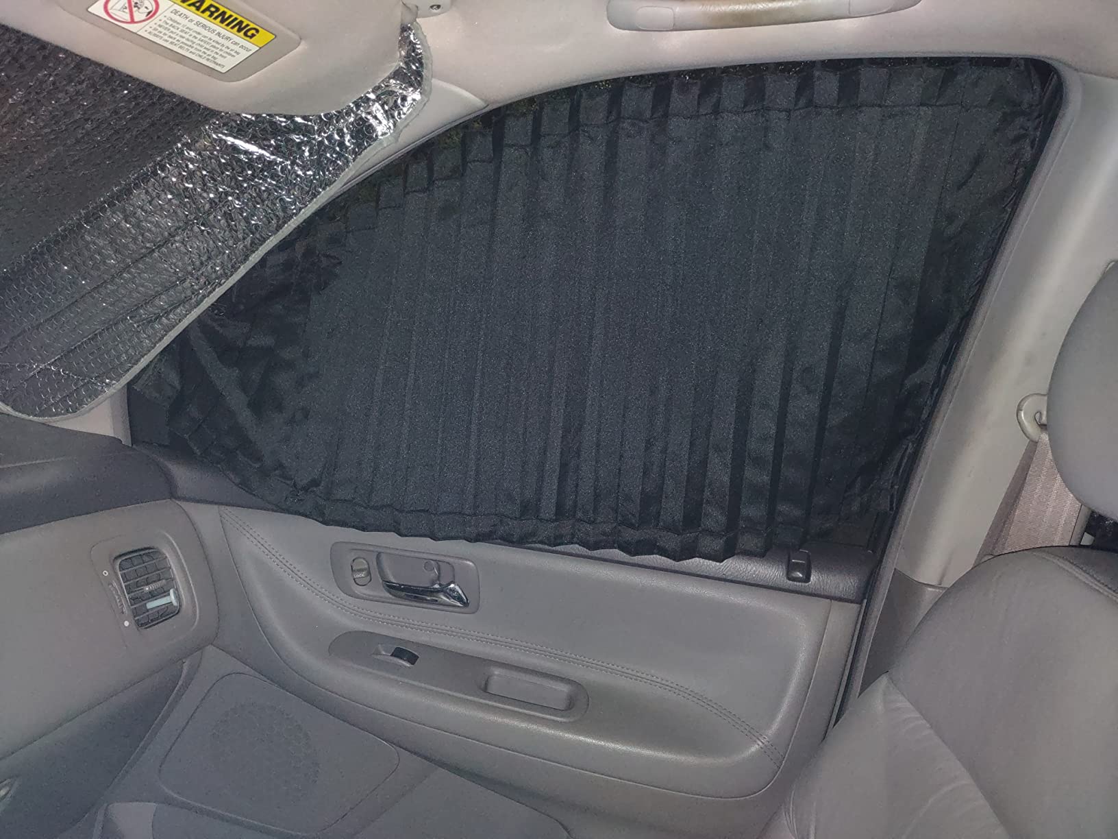 4pc Car Sun Shade Magnetic Window Cover UV Protection Auto Side Sunshade Curtain