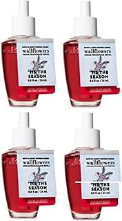 Bath & Body Works Tis the Season Wallflower Refill Bulbs - Lot of 4