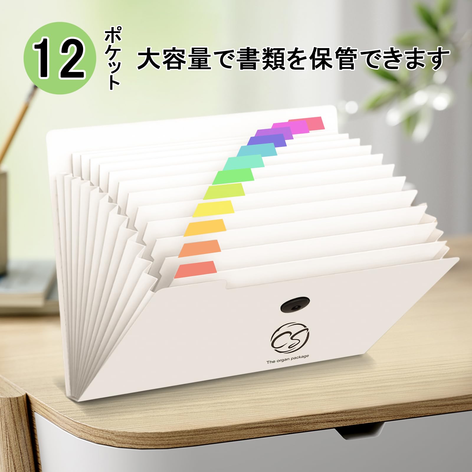 Amazon | YONGDING A4 ドキュメントファイル アコーディオンファイル
