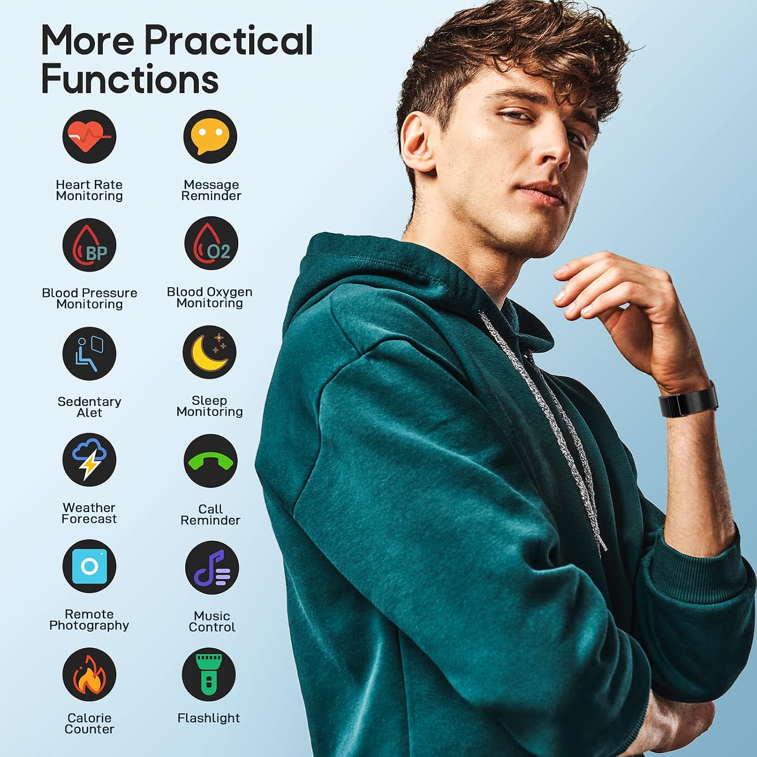 ZKCREATION Smart Watch for Men Women Call Answer/Dial Watch Digital Fitness Smartwatch for Android iOS Touch Screen Blood Pressure Watch Activity Tracker Watch with Heart Rate Sleep Monitor