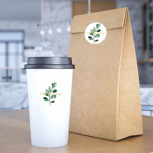 Miniatura 3 de 500 calcomanías de agradecimiento en rollo de 1.5 pulgadas para embalaje, sellos de sobres de pequeñas empresas para papel de regalo (estilo D)