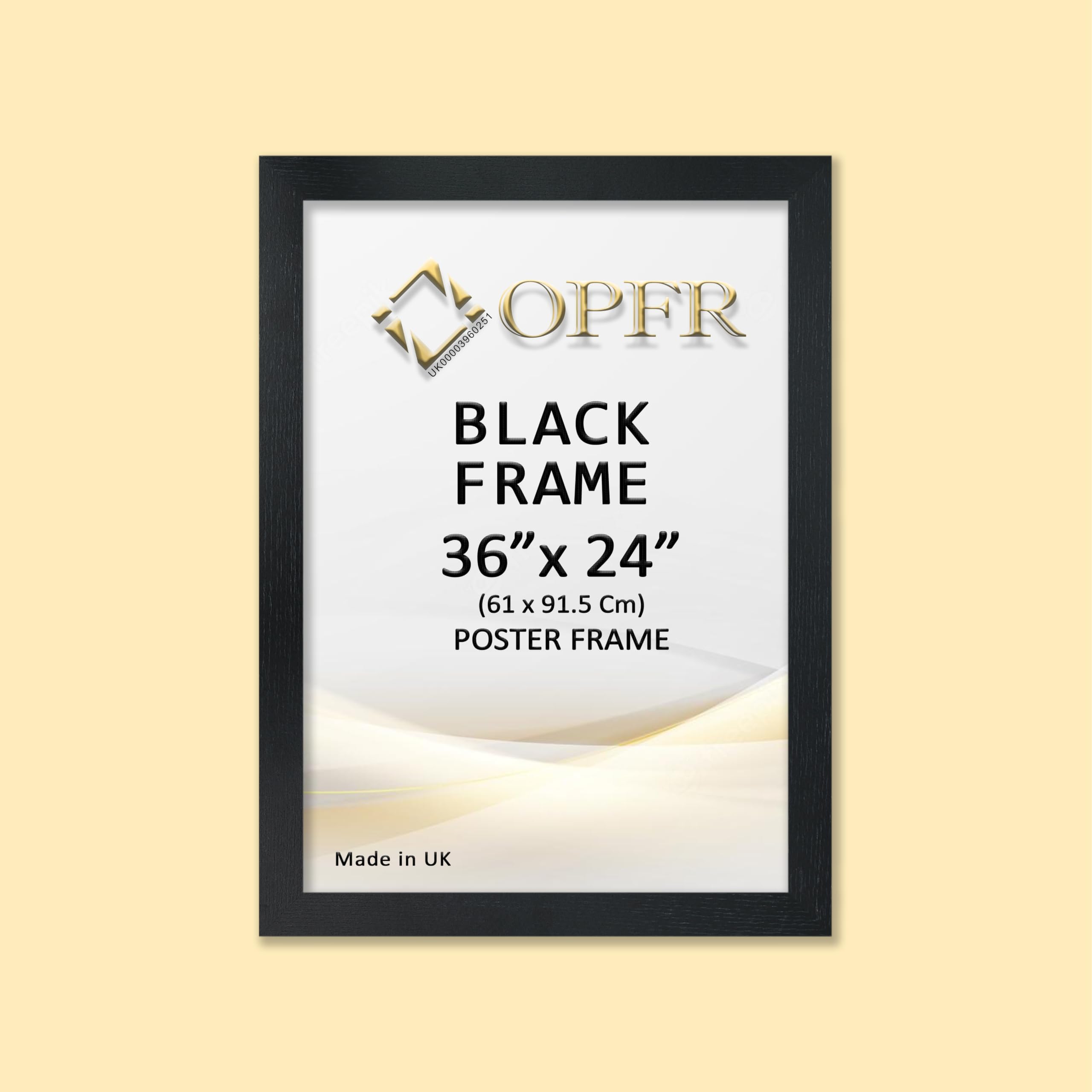 GB Eye Contemporary Wooden Black Picture Frame Maxi 61 x 91.5cm