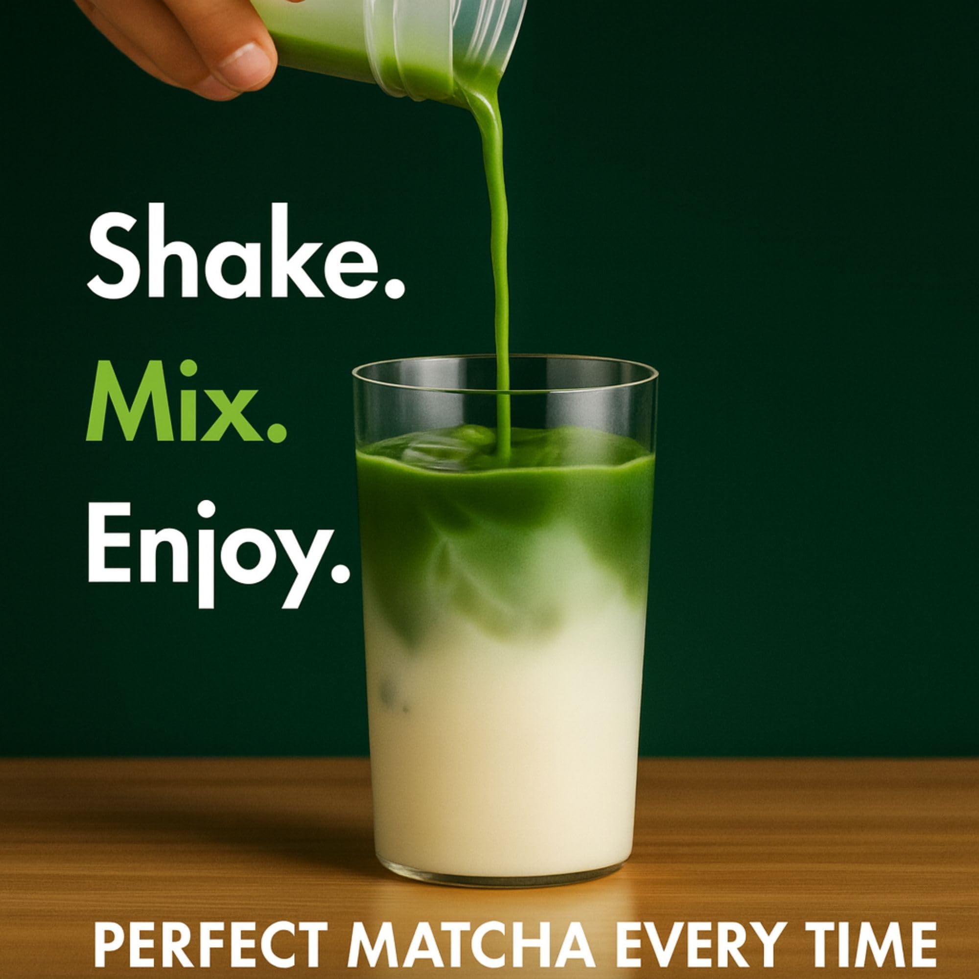 TTDLMO Matcha Mini Shaker 20 ml Kitchen Essentials BPA-Free Made in Japan Ideal for Ceremonial Grade Matcha Powder — view 4