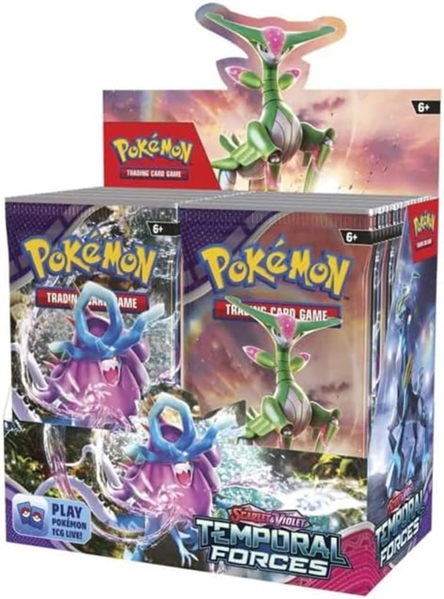 Pokemon Scarlet & Violet SV05 Temporal Forces Booster Box Trading Card Game