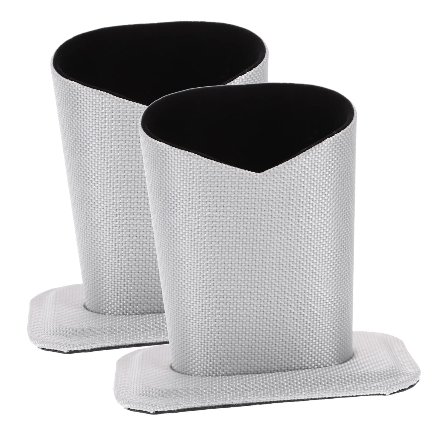 Healeved Supporto per Occhiali e Porta Penne da Scrivania, 2 Pezzi, Base Stabile, Colore Argento, Compatto e Salvaspazio, per Studio e Lavoro