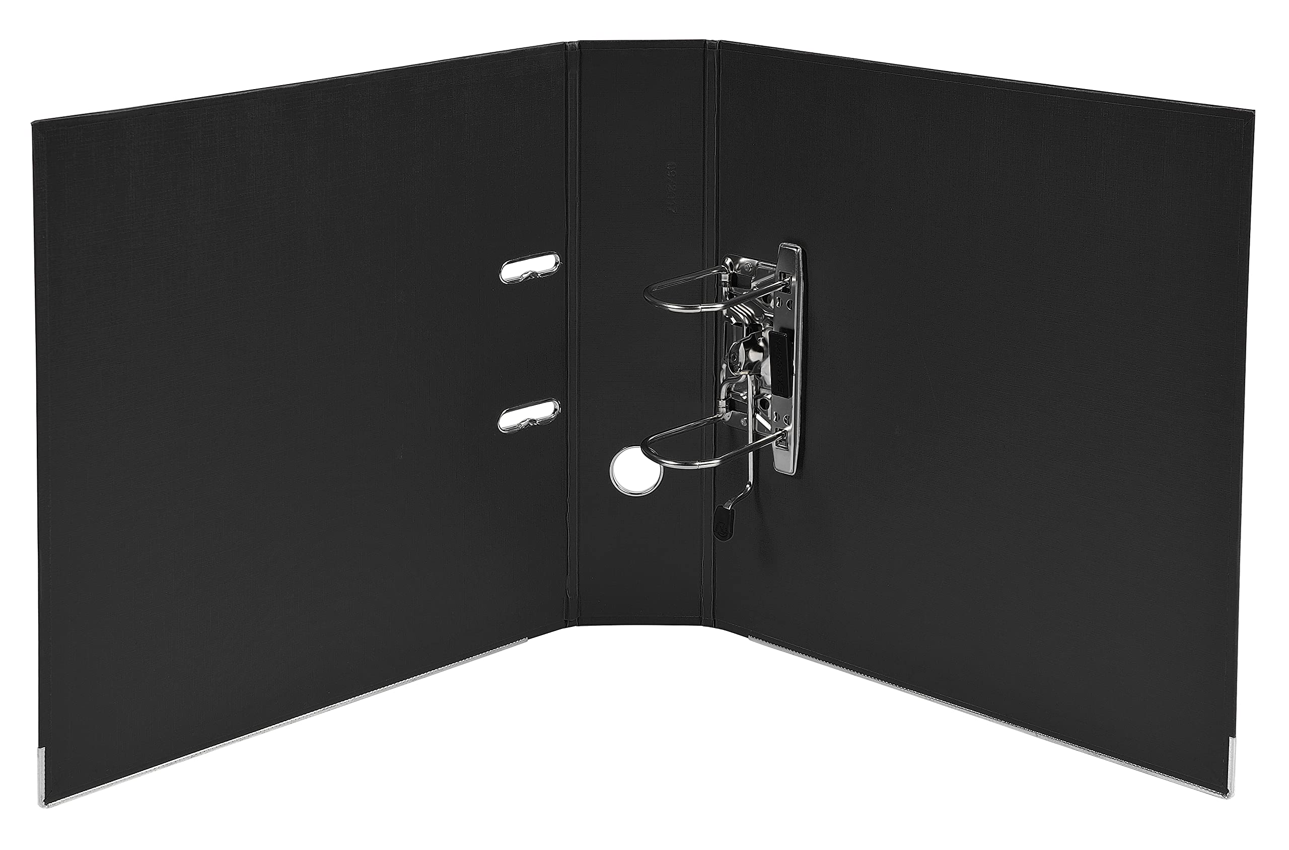 Exacompta 53341E 10er Pack Premium Kunststoff-Ordner Prem´Touch. 8 cm breit DIN A4 MAXI Ringordner Aktenordner Briefordner Büroordner Plastikordner Schlitzordner schwarz