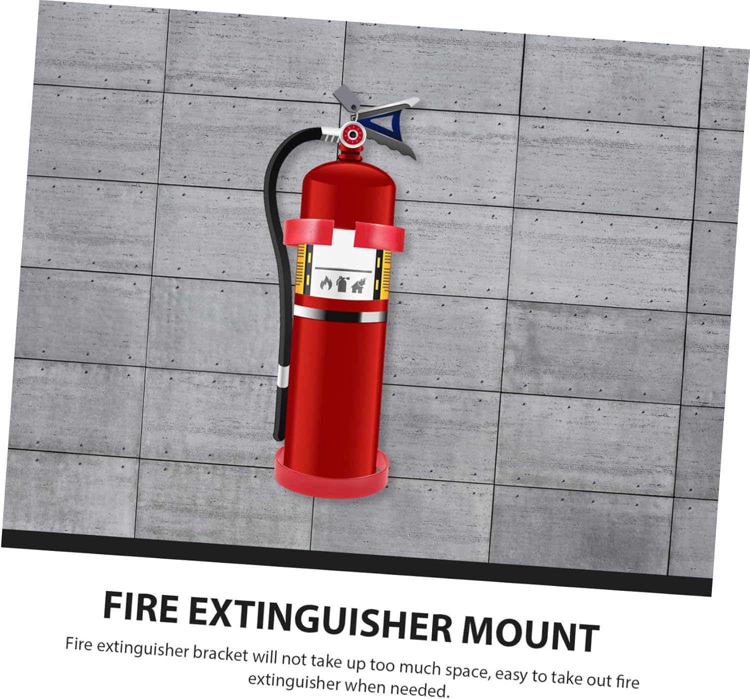 Vaguelly Heavy Duty Metal Fire Extinguisher Bracket Wall Mount Holder for Cars Vehicles Boats