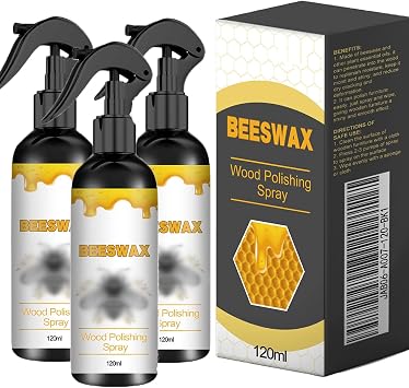 Beeswax Furniture Restorer, Natural Bee s wax Care Spray & Restorer, Natural Micro-Molecularized BeeswaxSpray, Bee S Wax Polish Spray,BeeWaxSpray for Floors and Furniture (3)
