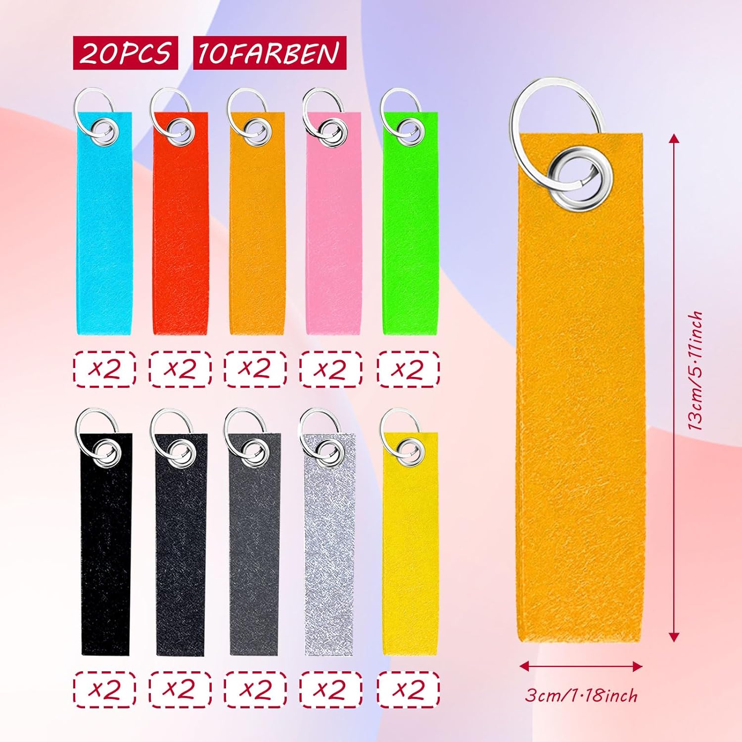 フェルト蜂キーホルダー フェルト マスコット 蜂 ハチ ストラップ キーホルダーの通販 by