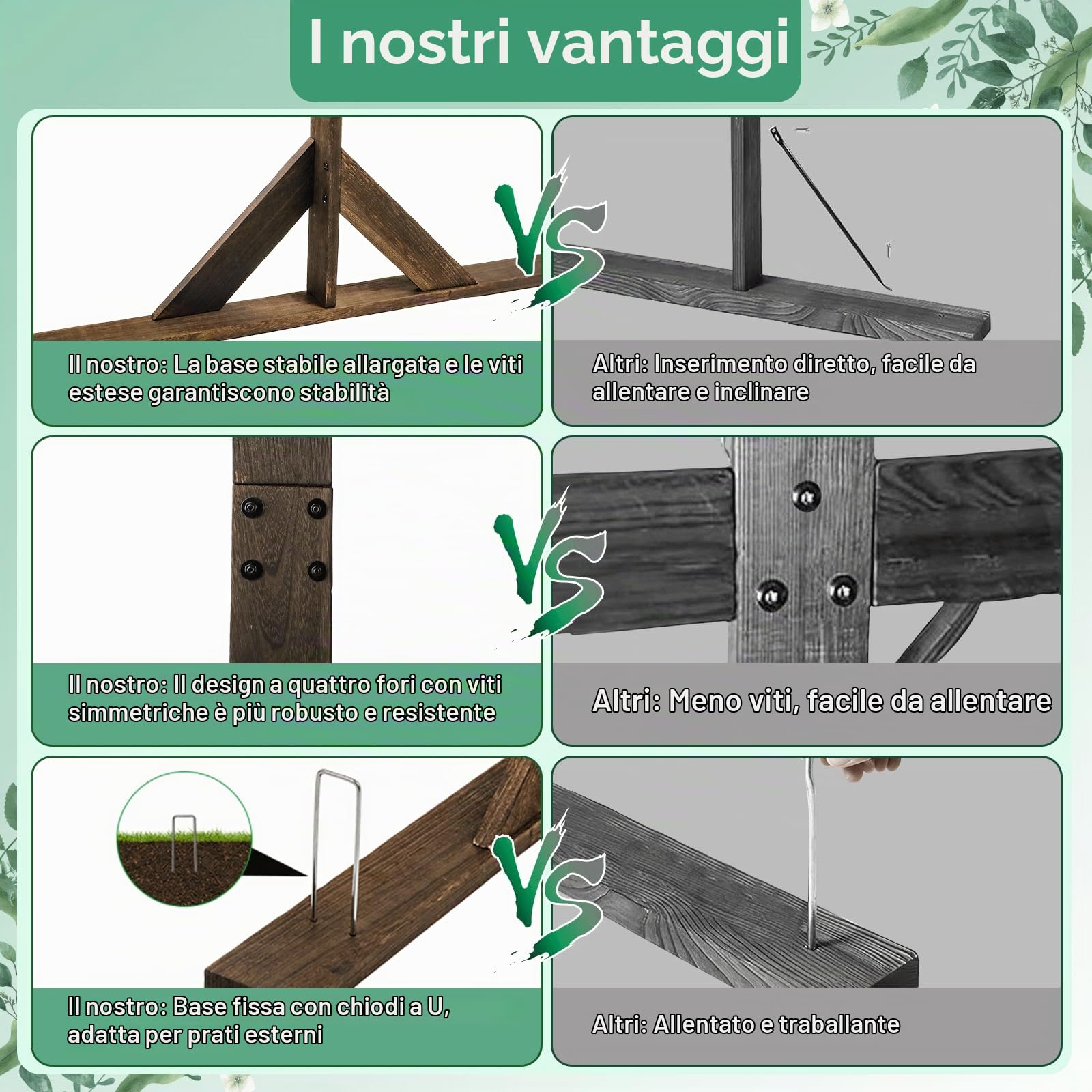 PlusFive Arco per matrimonio in legno, 2,1 m, supporto per sfondo in legno, grande arco per palloncini