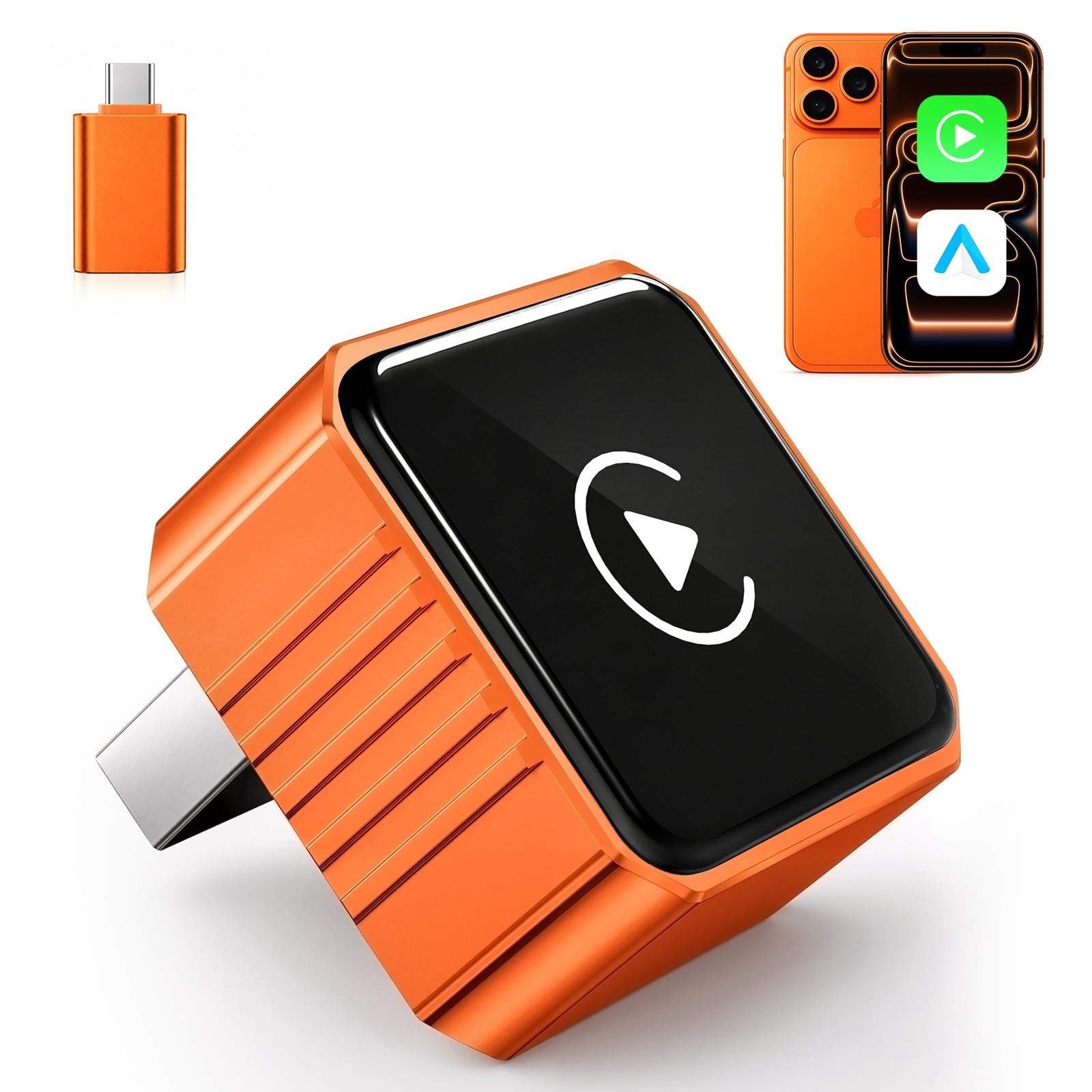 Beyn Wireless CarPlay Adapter for iPhone & Android - Convert Wired to Wireless CarPlay & Android Auto - Dual-Band Zero Latency for iOS 10+ & Android 11+, Fits 2016+ Wired Cars-image-19