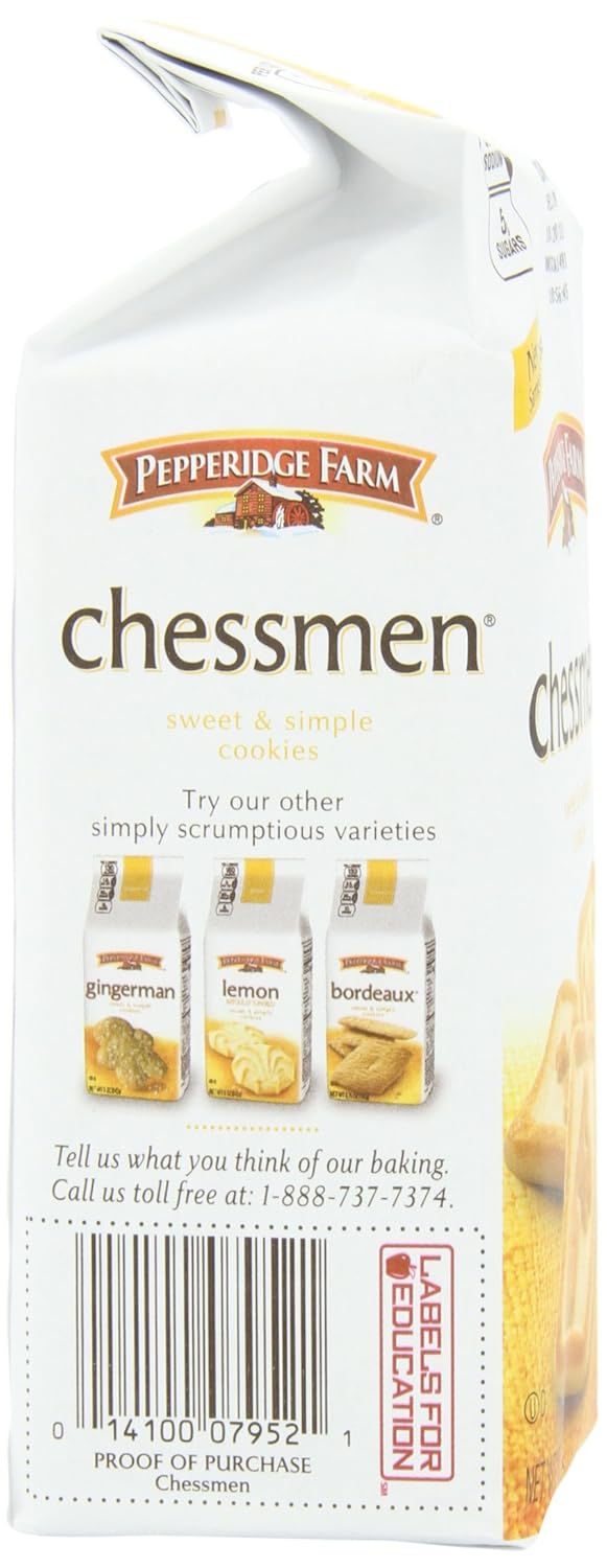 Pepperidge Farm Chessmen Cookies, 7.25-ounce (pack of 6)