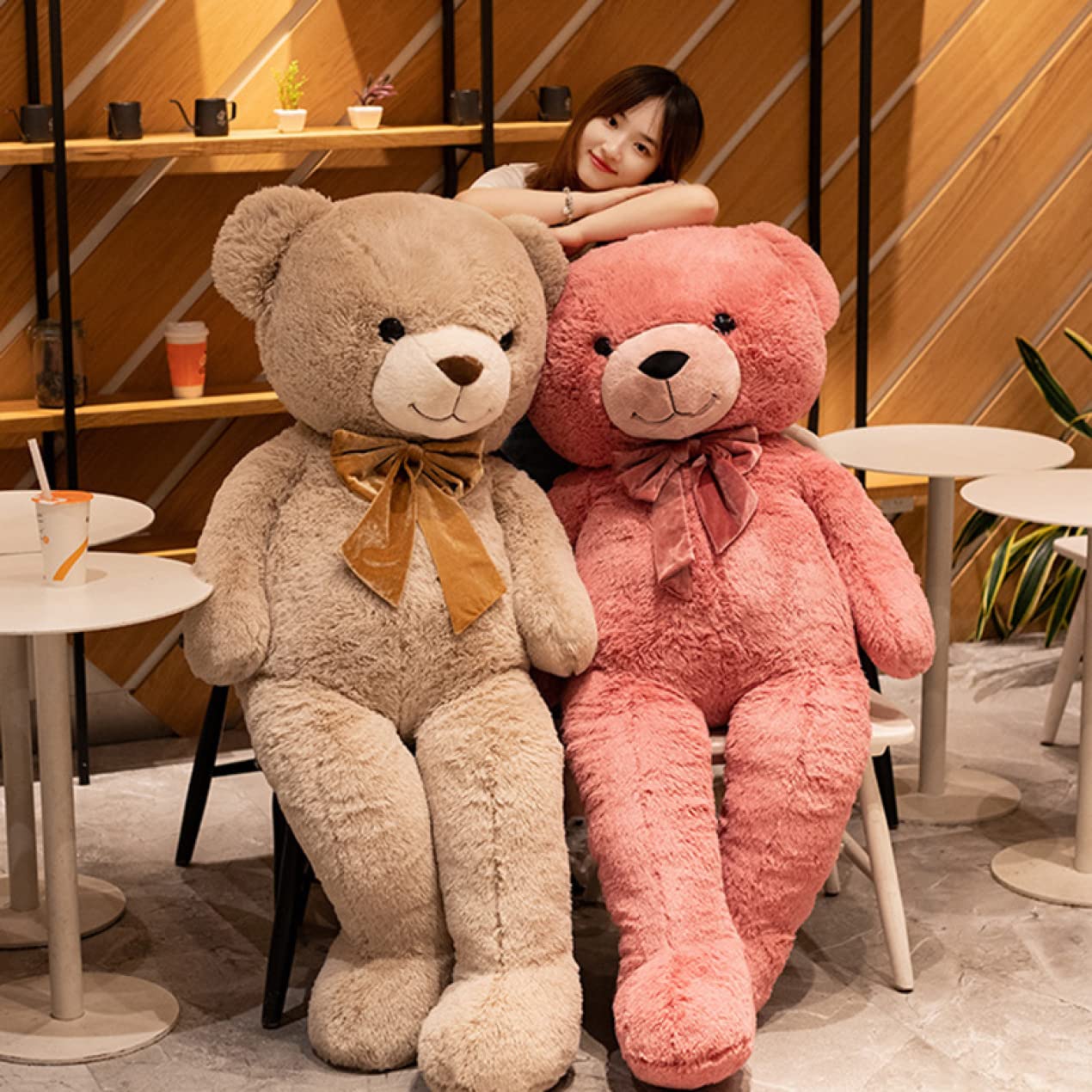 27日まで値下げ　クッションテーブル　大　レッド　くまさんがら TMOC』カラーパレット くま （ぬいぐるみ小） – タオル美術館