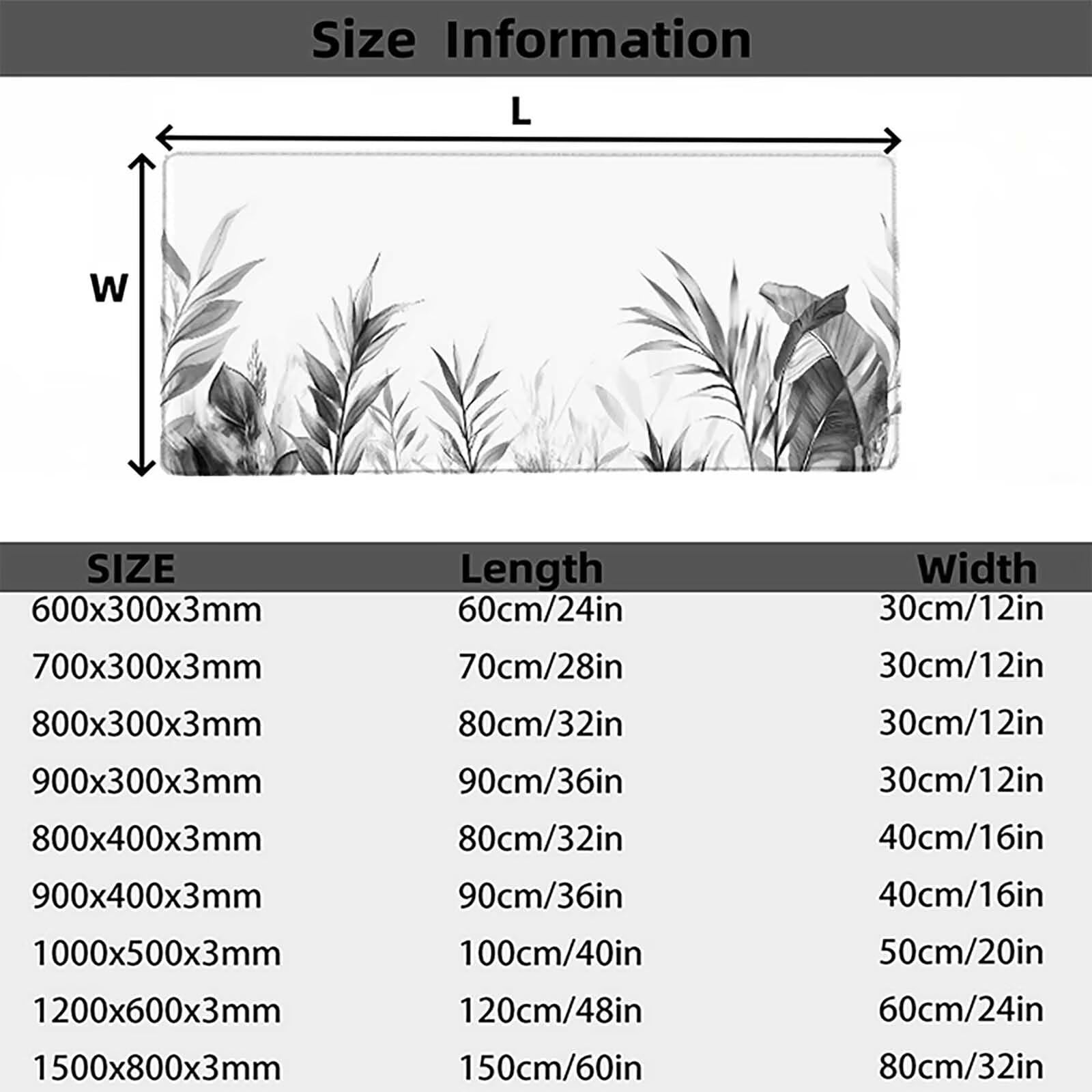Podkładka pod mysz XXL, 1500 x 800 x 3 mm, gamingowa podkładka pod mysz, krajobraz, podkładka na biurko, z przyszytymi krawędziami, antypoślizgowa, gumowa podstawa, wodoodporna, akcesoria gamingowe